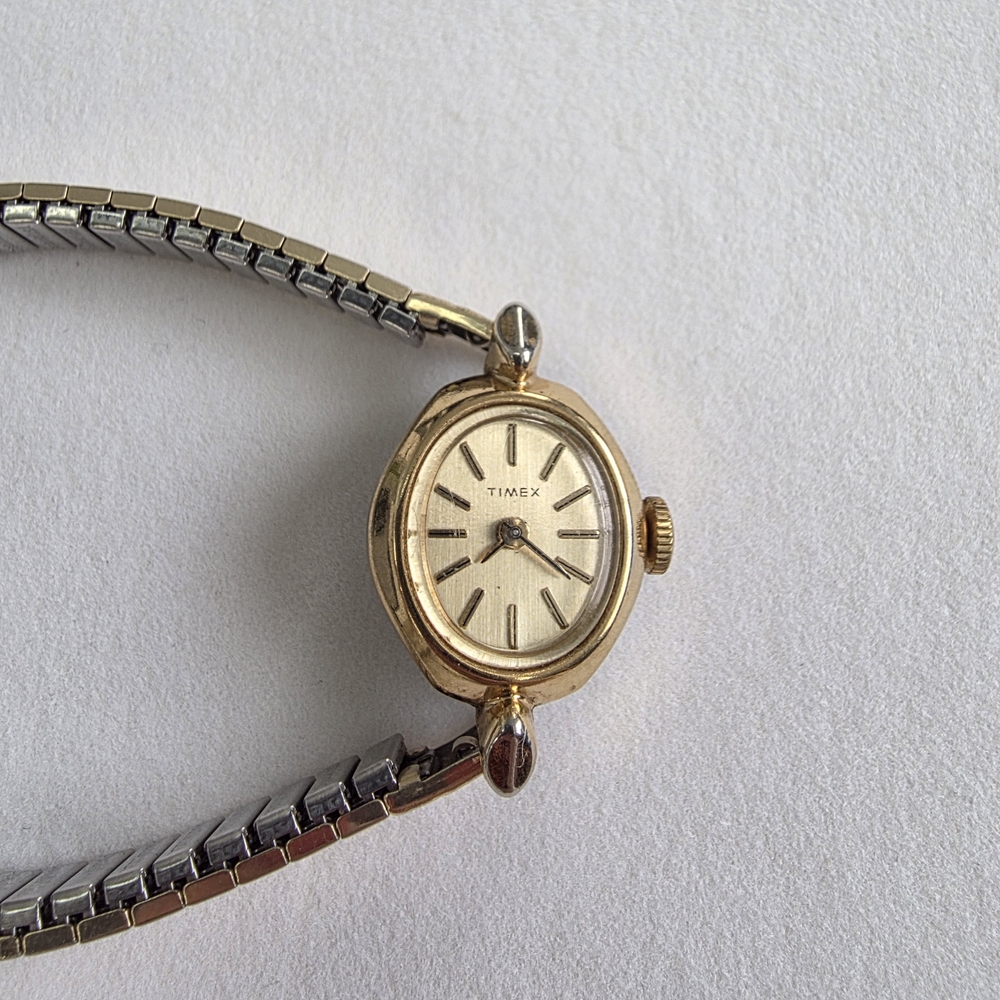 Timex Women's Gold and Silver Watch